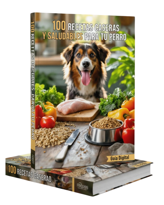 100 Recetas Caseras y Saludables para tu Perro🐾 +5 Bonos Exclusivos GRATIS 🎁